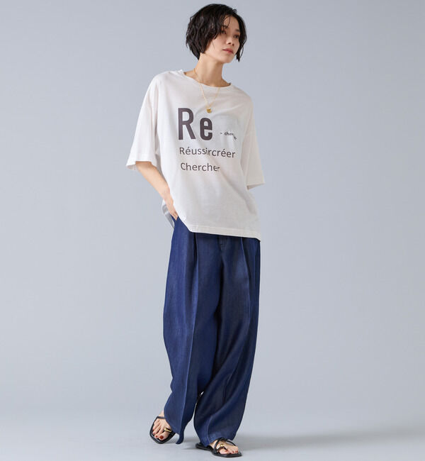 Liesse「ハイゲージロゴTシャツ」|Tシャツ・カットソー|