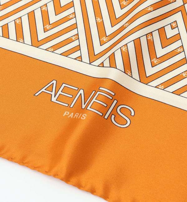 A_「【AENEIS（エネス）】OPTICALシルクスカーフ90」|ストール|