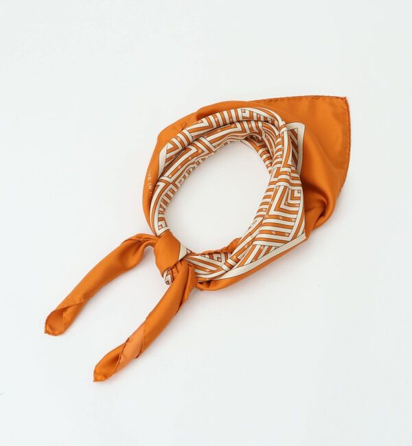 A_「【AENEIS（エネス）】OPTICALシルクスカーフ90」|ストール|