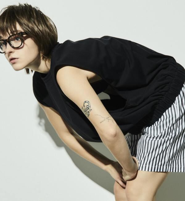 A_「【THE FLATS】GATHER VEST」|ベスト・ジレ|ブラック