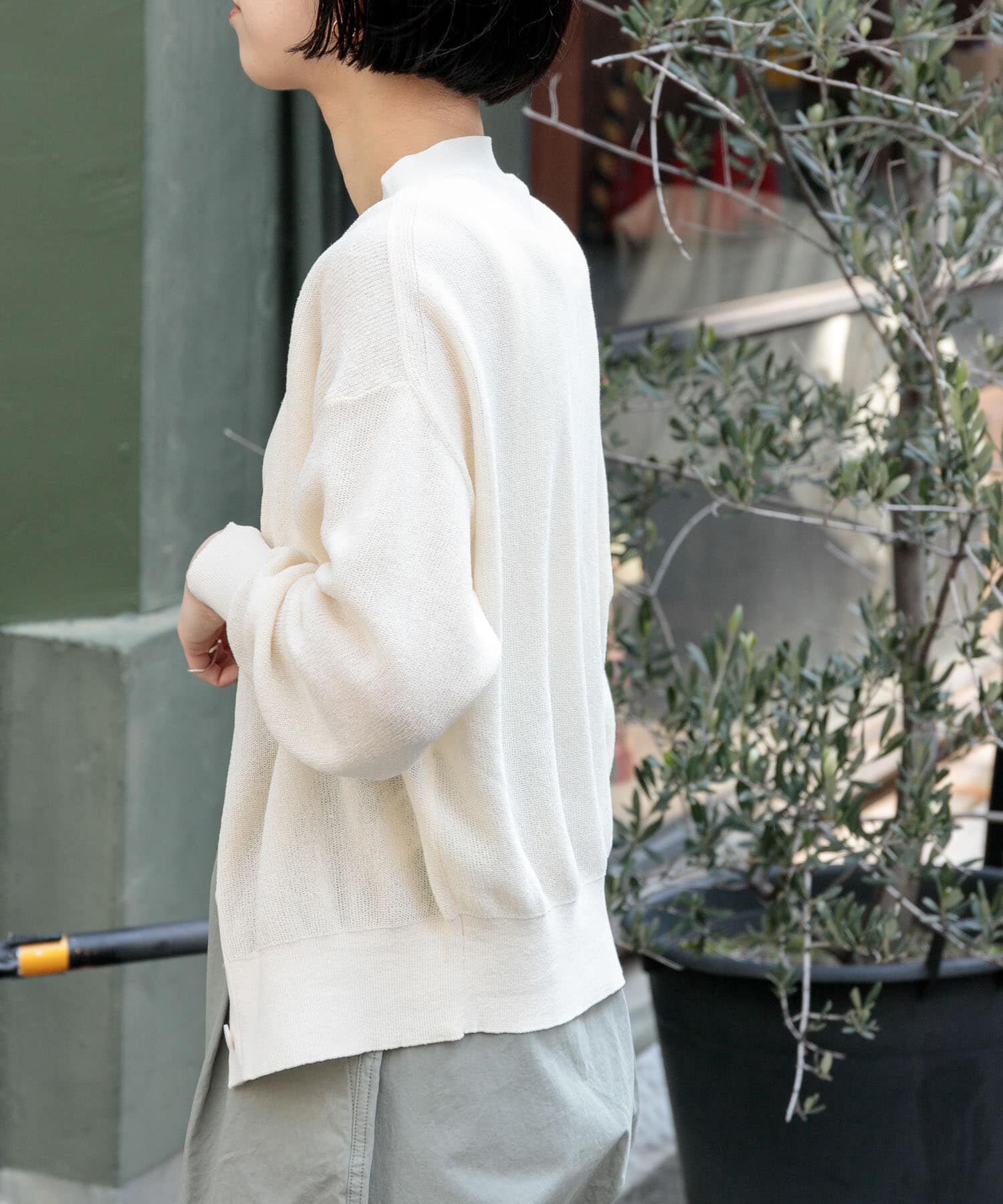 URBAN RESEARCH DOORS「FORK&SPOON　ペーパーニットカーディガン」|カーディガン|