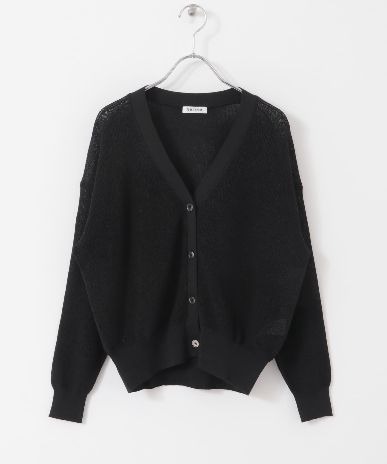URBAN RESEARCH DOORS「FORK&SPOON　ペーパーニットカーディガン」|カーディガン|