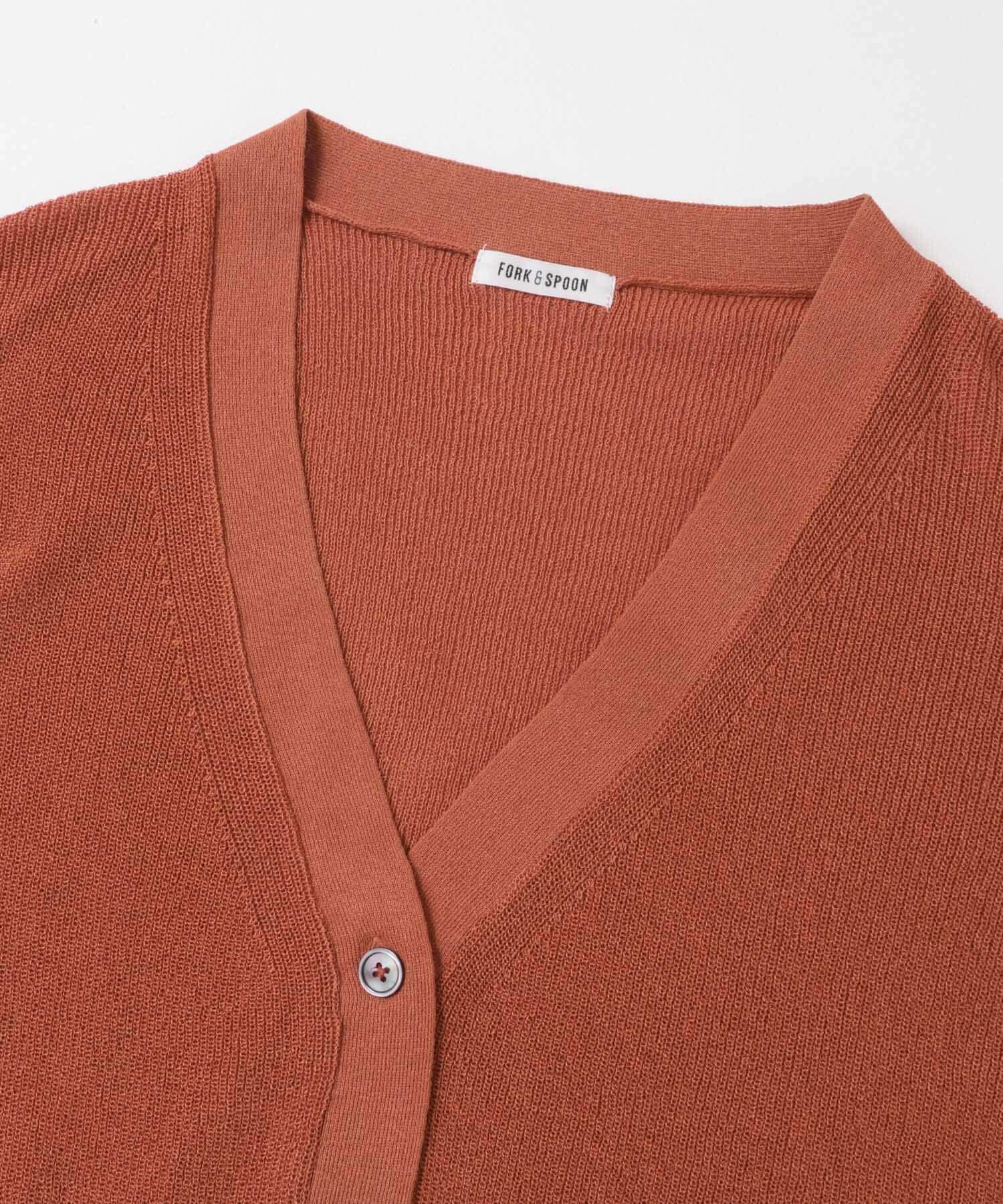 URBAN RESEARCH DOORS「FORK&SPOON　ペーパーニットカーディガン」|カーディガン|