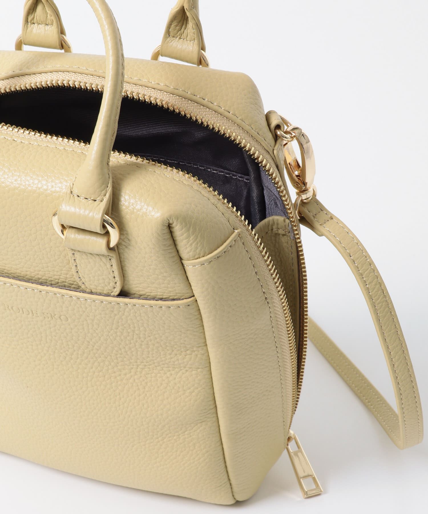 RODE SKO「『縦型』レザーミニボストンバッグ」|ボストンバッグ|