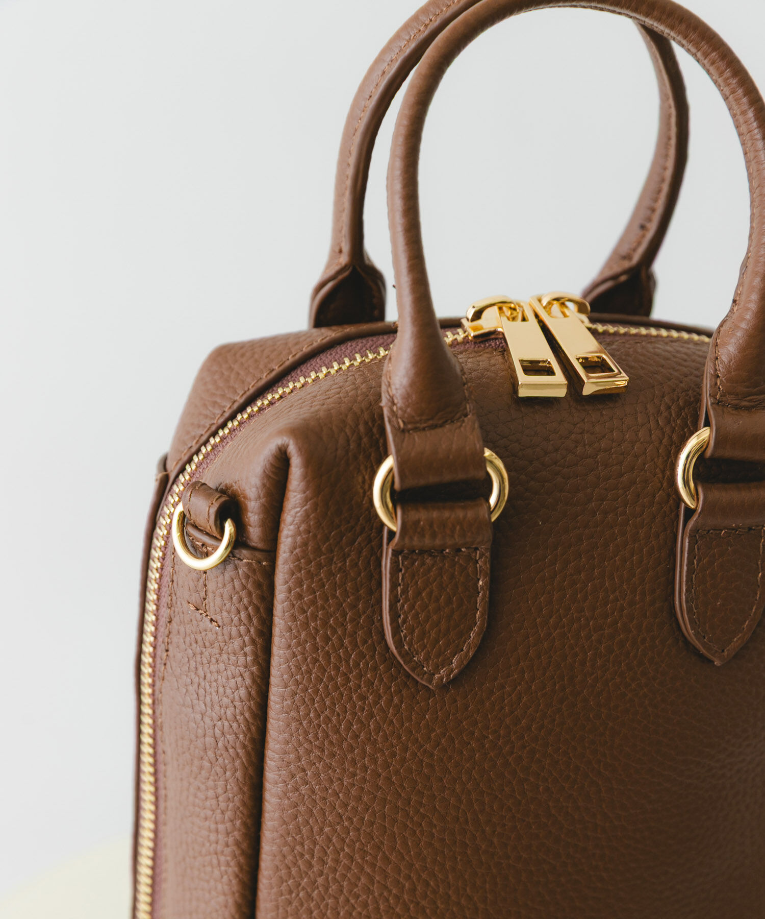 RODE SKO「『縦型』レザーミニボストンバッグ」|ボストンバッグ|