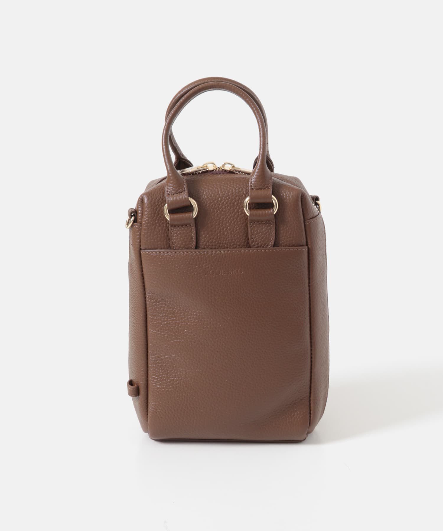 RODE SKO「『縦型』レザーミニボストンバッグ」|ボストンバッグ|