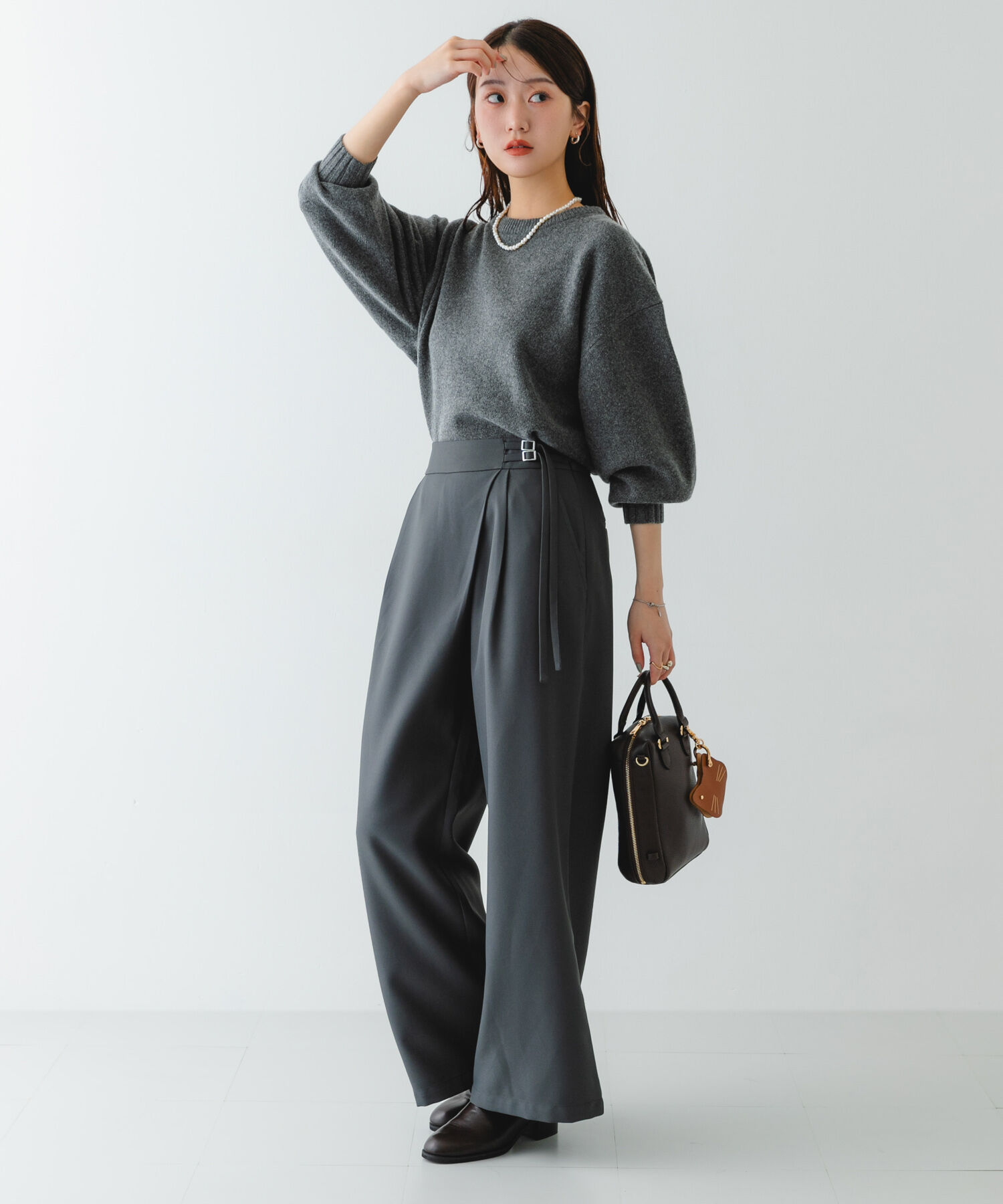 RODE SKO「『縦型』レザーミニボストンバッグ」|ボストンバッグ|