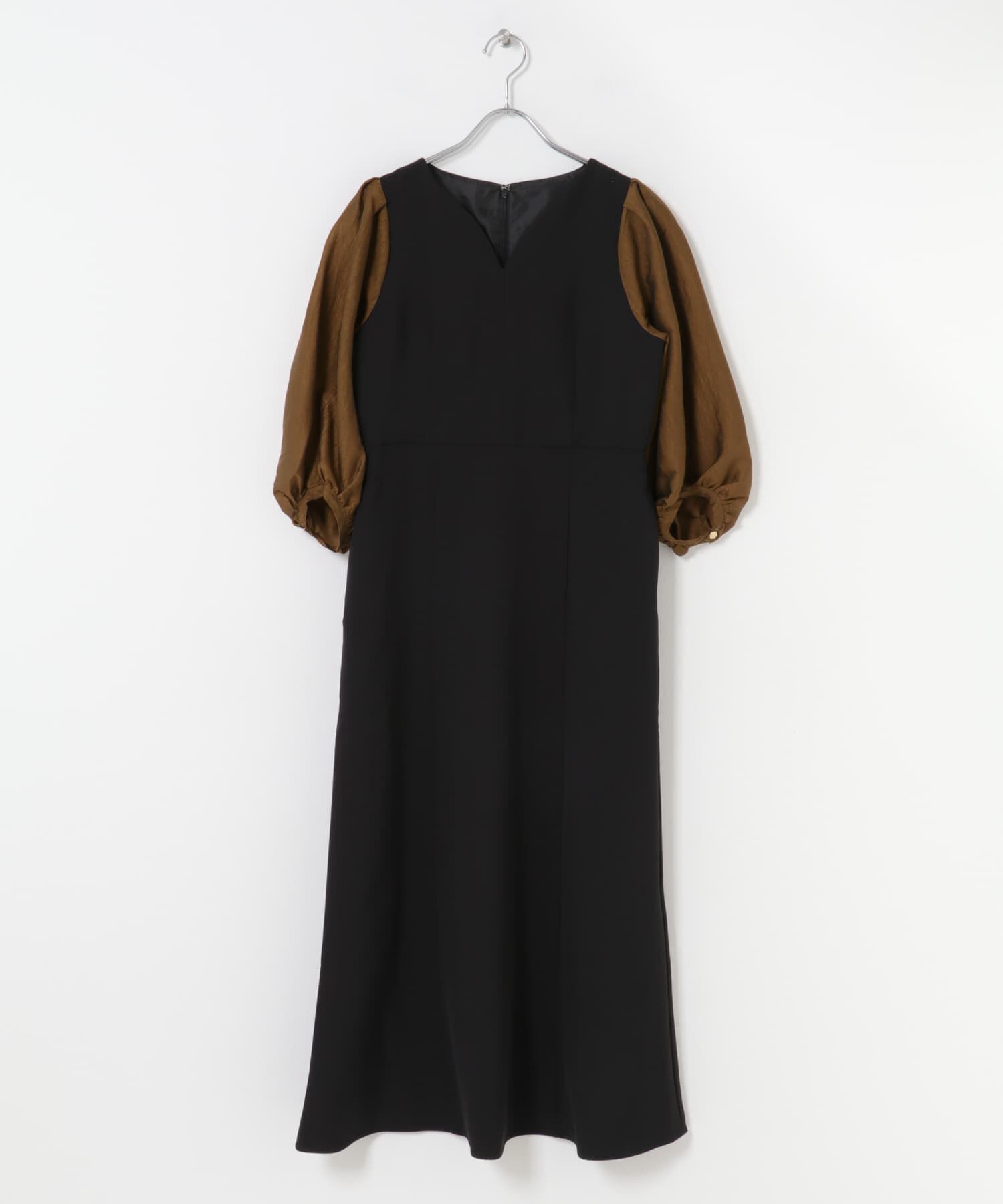 URBAN RESEARCH ROSSO「ドッキングスリーブVネックワンピース」|ワンピース|