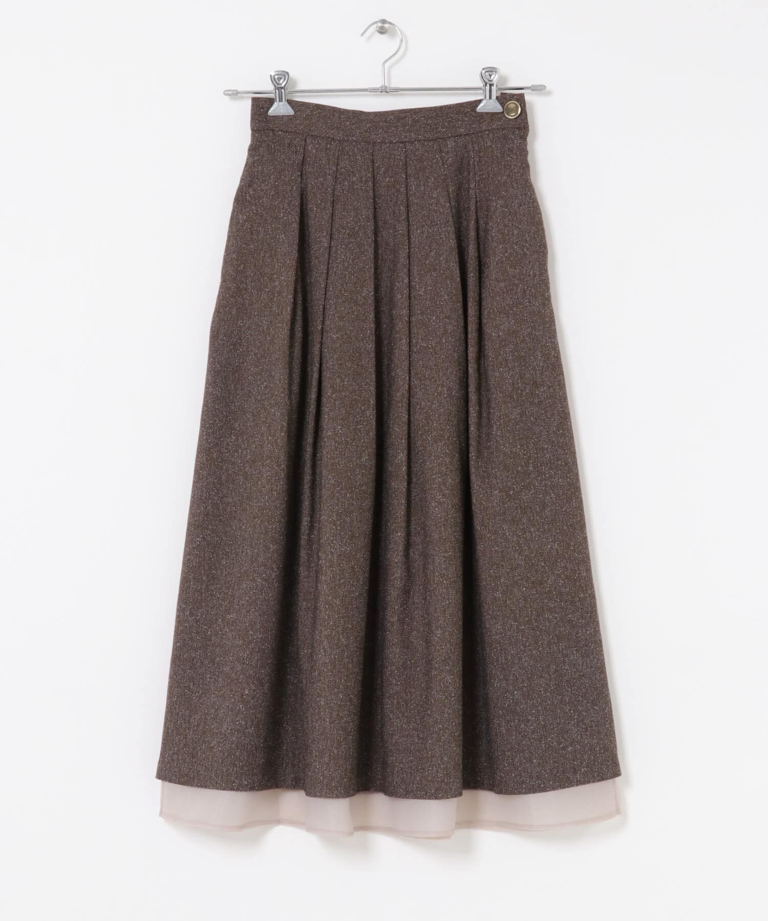 URBAN RESEARCH ROSSO「F by ROSSO　ツイードライクフレアスカート」|スカート|