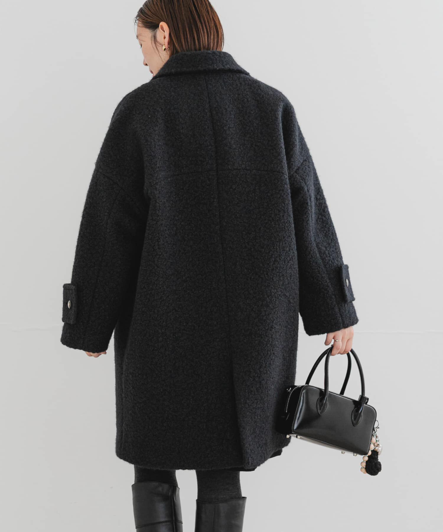 URBAN RESEARCH ROSSO「F by ROSSO　『UR TECH』ブークレステンカラーコート」|ステンカラーコート|