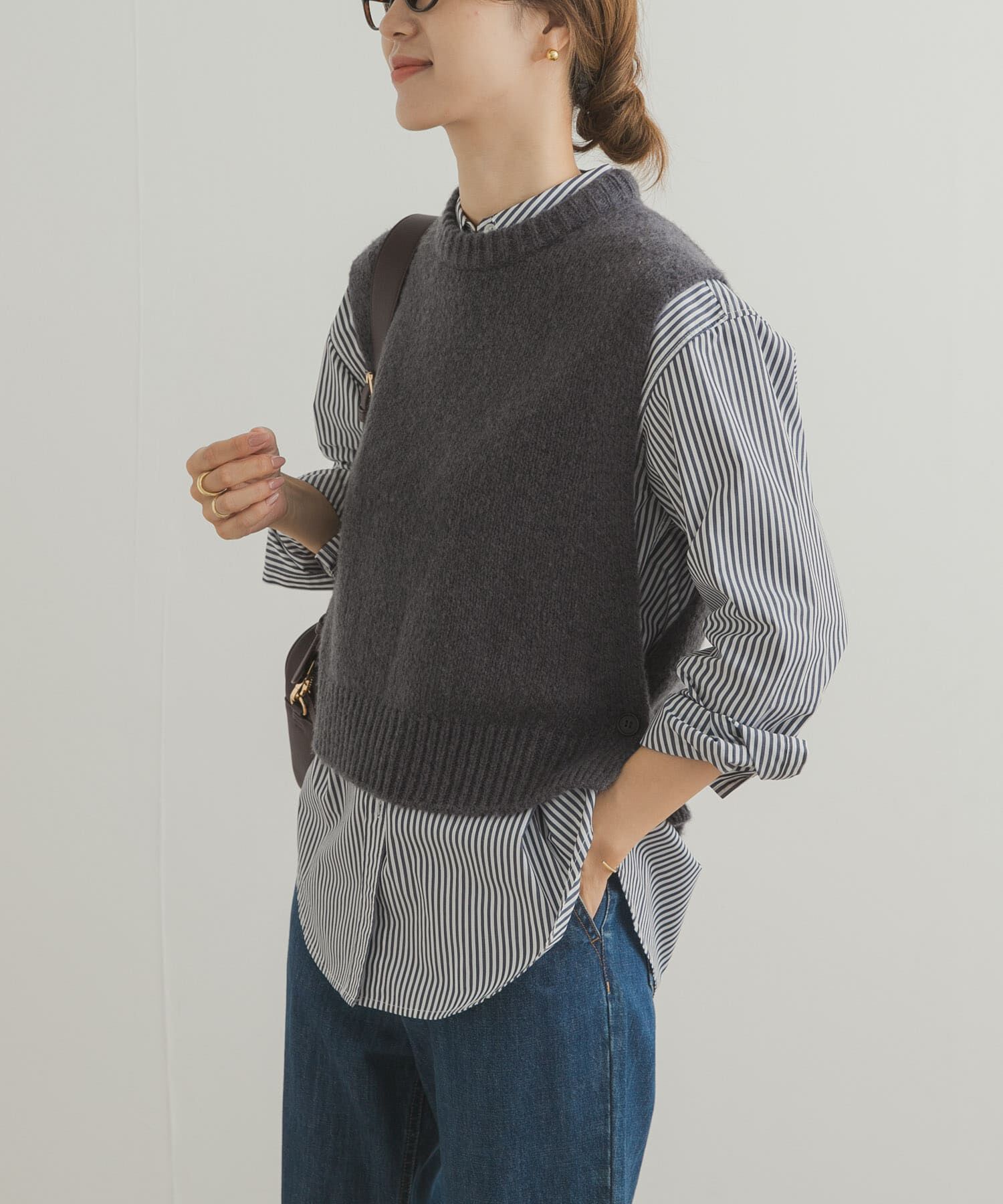 URBAN RESEARCH DOORS「ウールカシミヤニットベスト」|ベスト・ジレ|