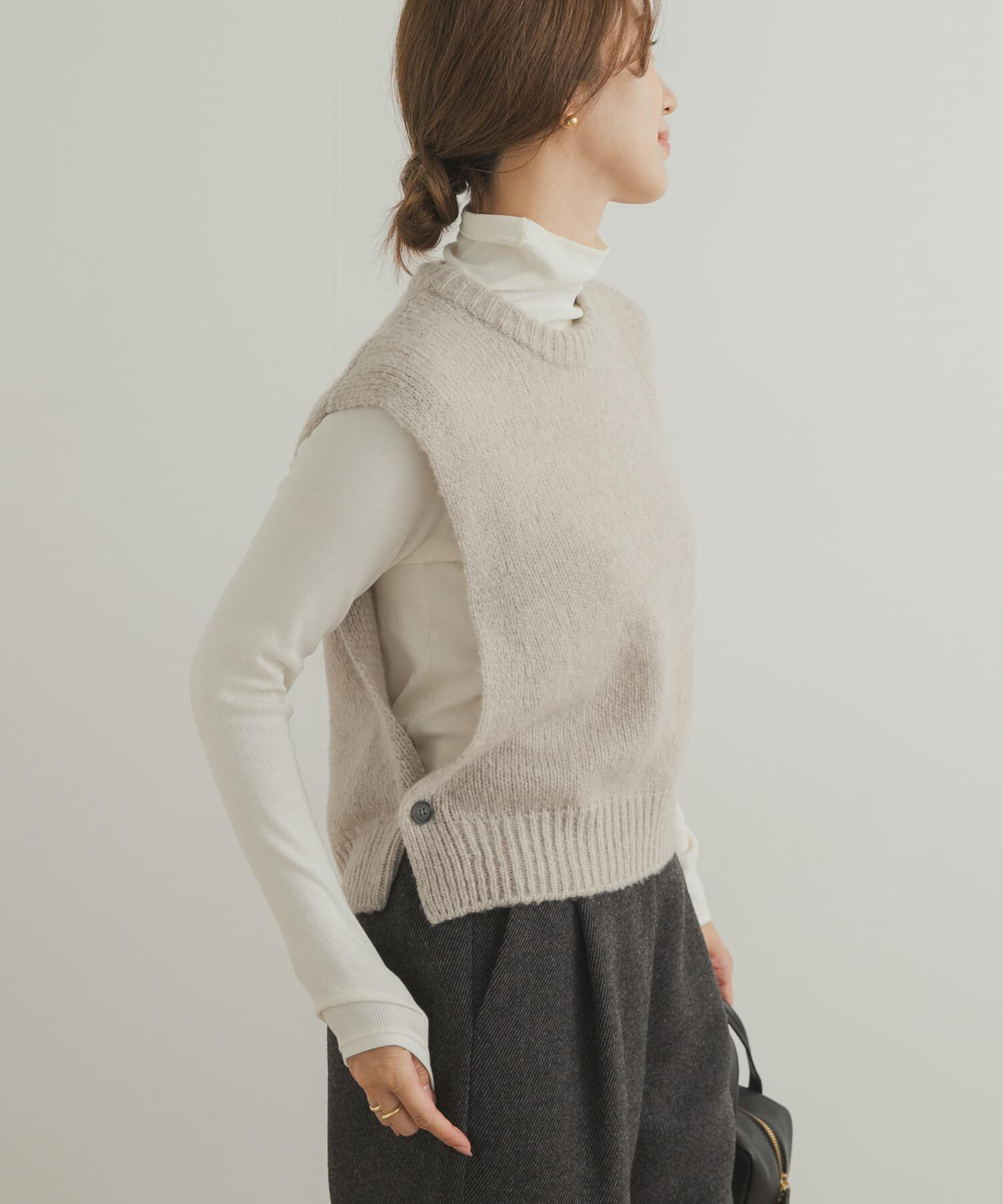 URBAN RESEARCH DOORS「ウールカシミヤニットベスト」|ベスト・ジレ|