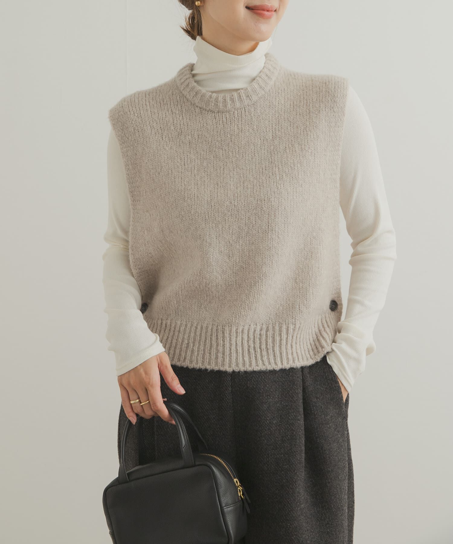 URBAN RESEARCH DOORS「ウールカシミヤニットベスト」|ベスト・ジレ|