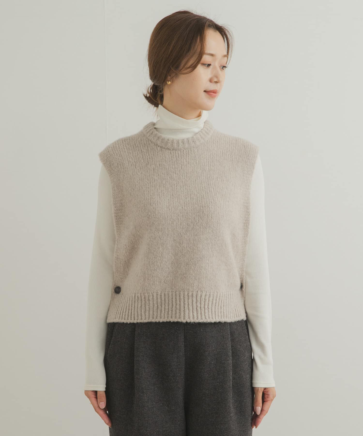 URBAN RESEARCH DOORS「ウールカシミヤニットベスト」|ベスト・ジレ|