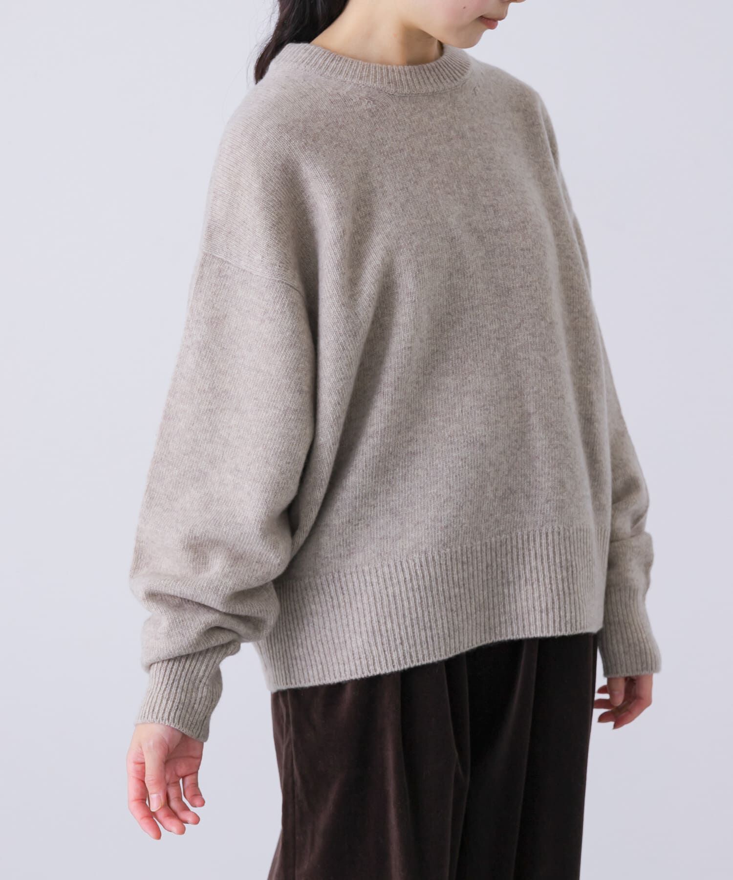 かぐれ「ハミルトンクルーネックニット」|ニット・セーター|