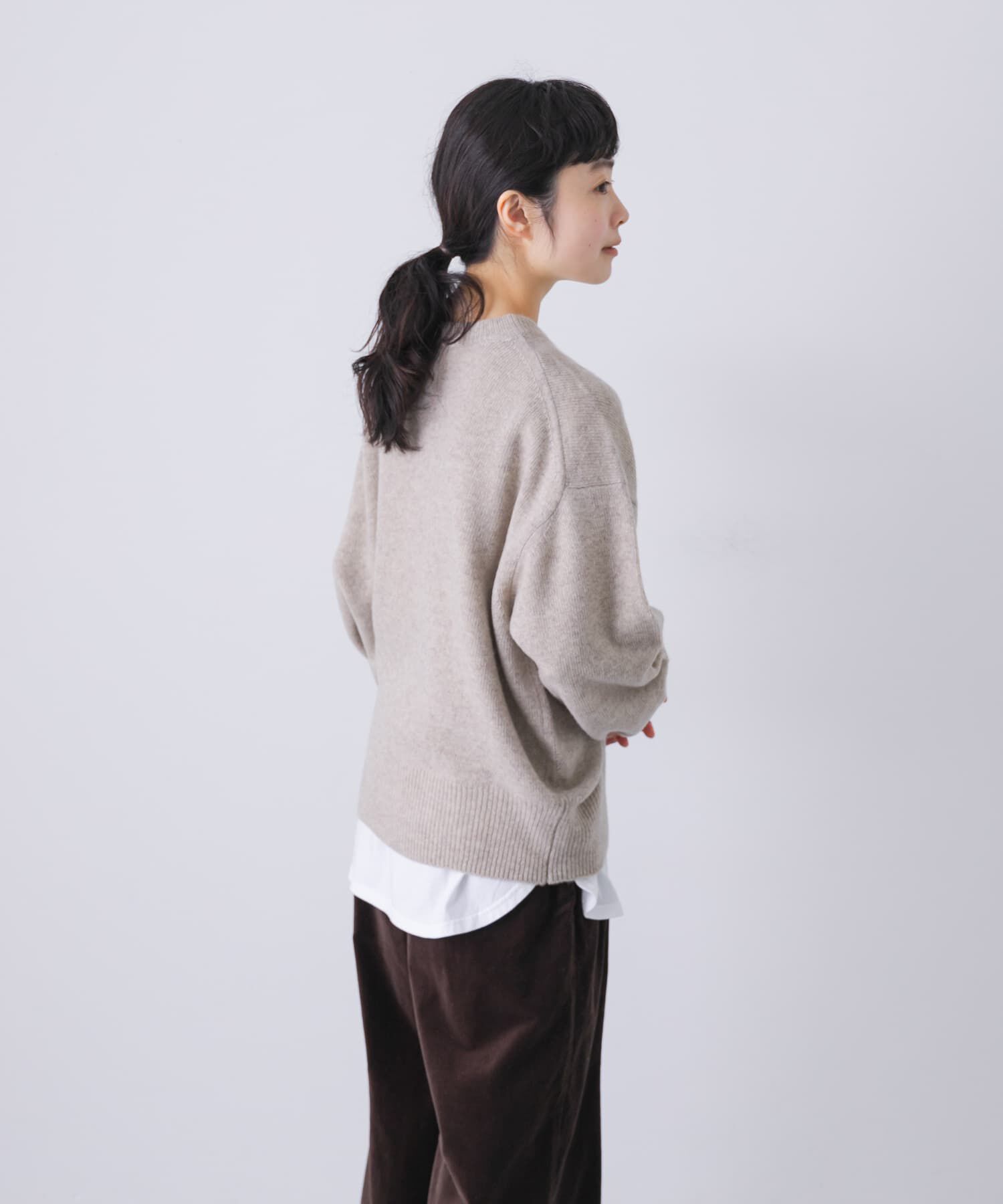 かぐれ「ハミルトンクルーネックニット」|ニット・セーター|