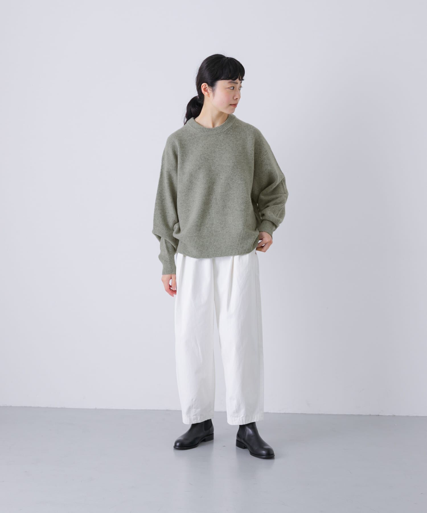 かぐれ「ハミルトンクルーネックニット」|ニット・セーター|