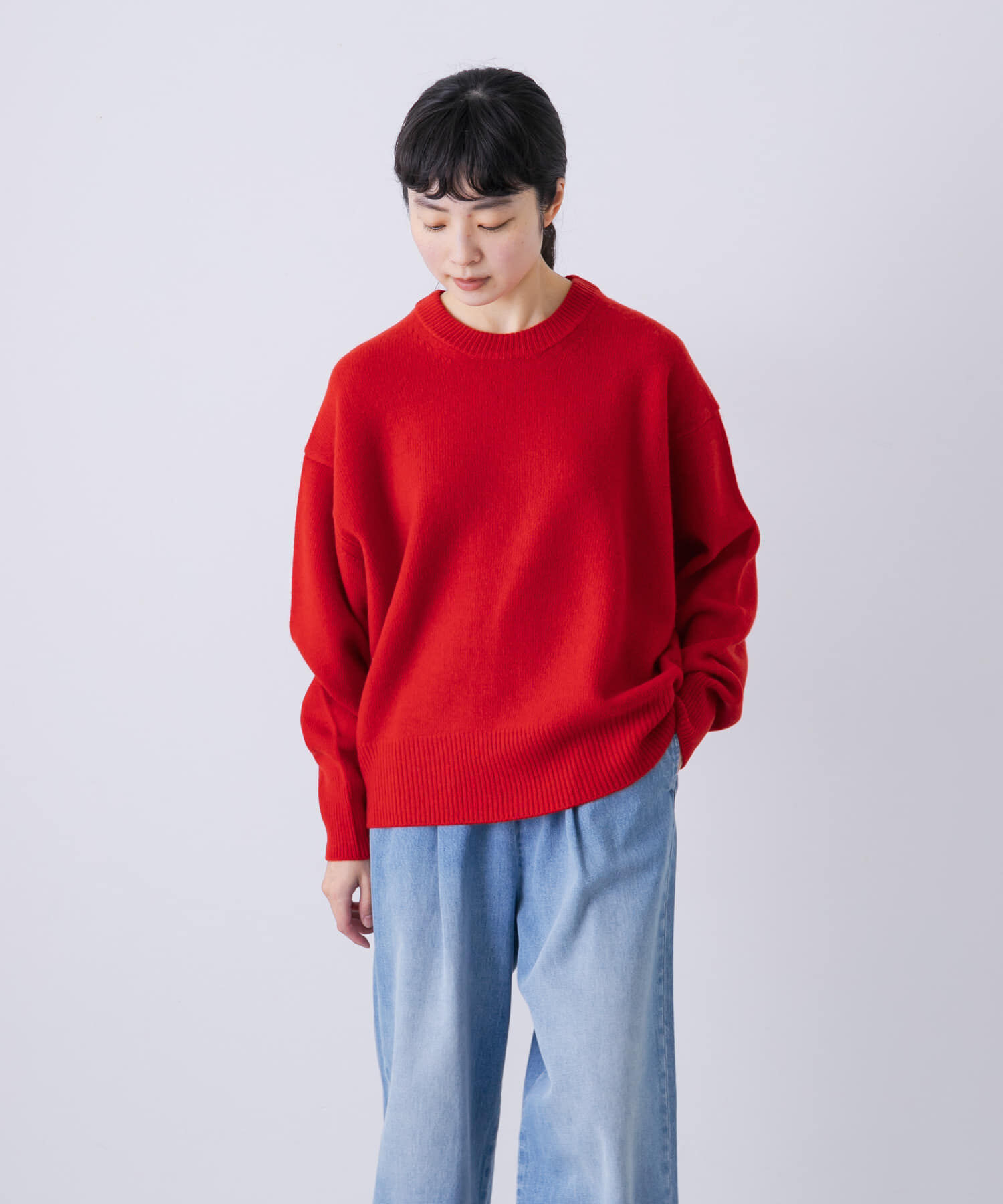 かぐれ「ハミルトンクルーネックニット」|ニット・セーター|