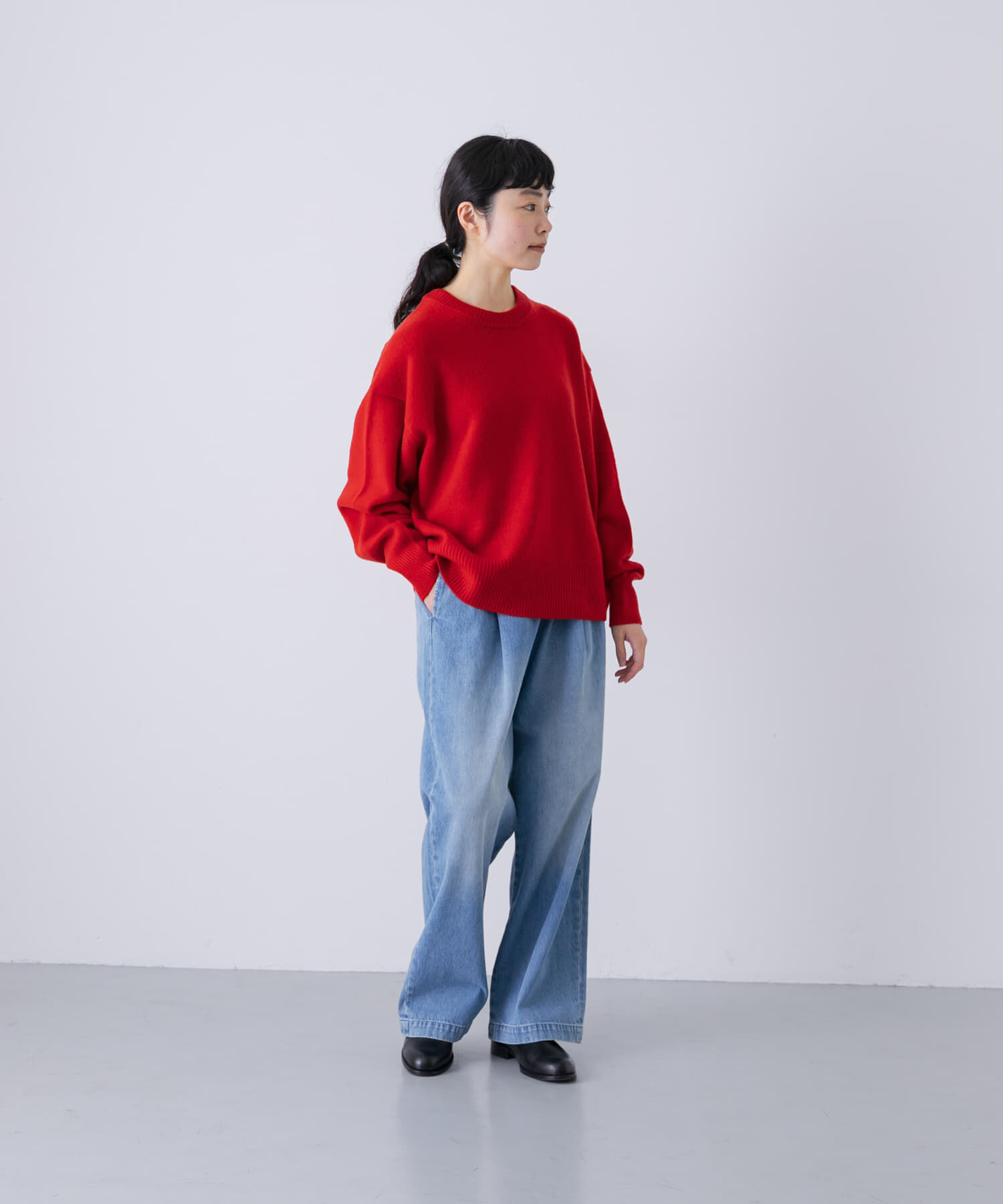 かぐれ「ハミルトンクルーネックニット」|ニット・セーター|