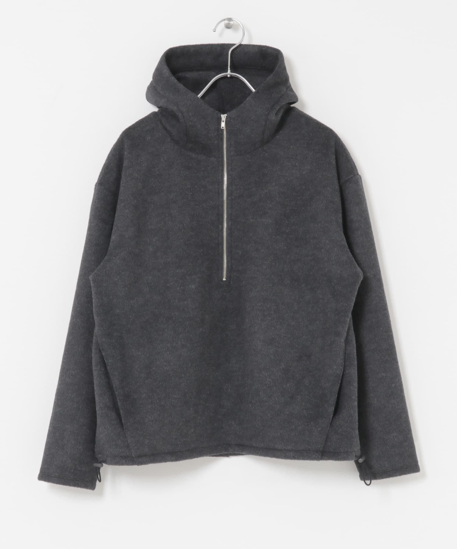 URBAN RESEARCH ROSSO「F by ROSSO　シャギーフリースハーフZIPパーカー」|パーカー|