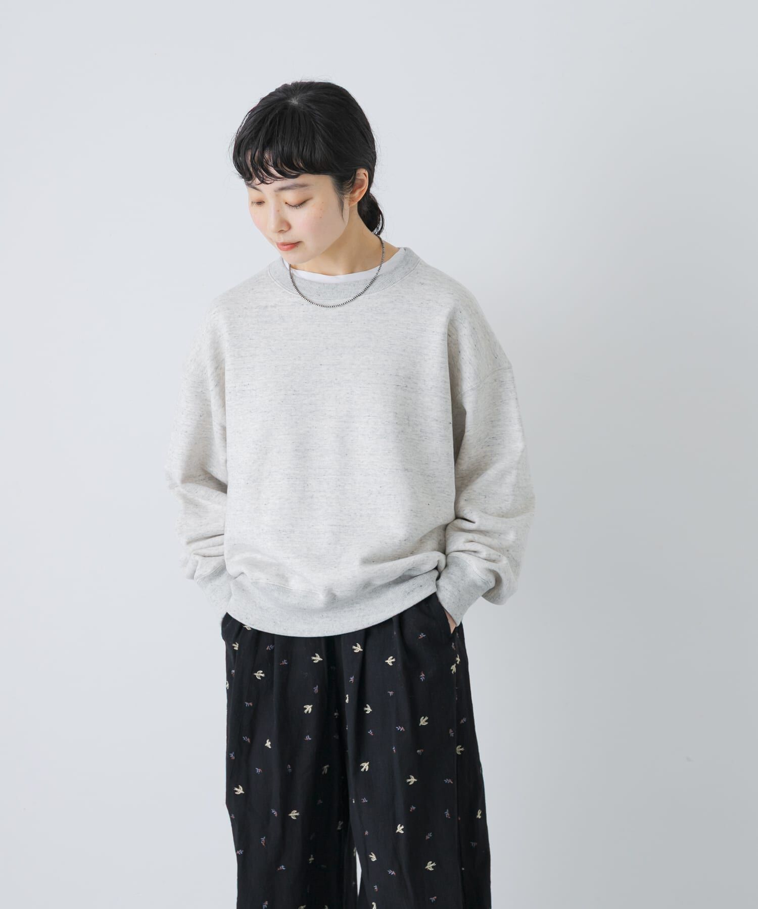 かぐれ「コットンスウェットプルオーバー」|スウェット・ジャージ|