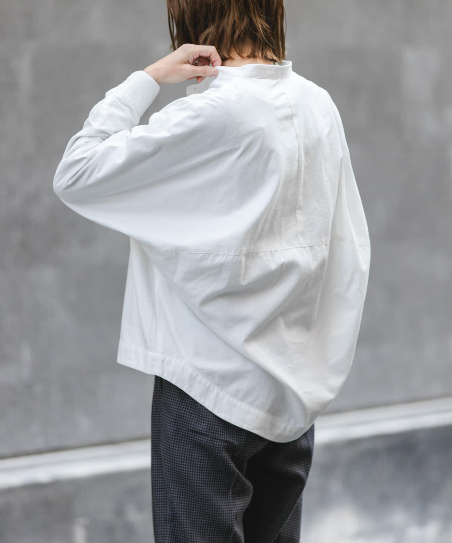 URBAN RESEARCH DOORS「FORK&SPOON　ギボシコクーンロングスリーブシャツ」|シャツ・ブラウス|