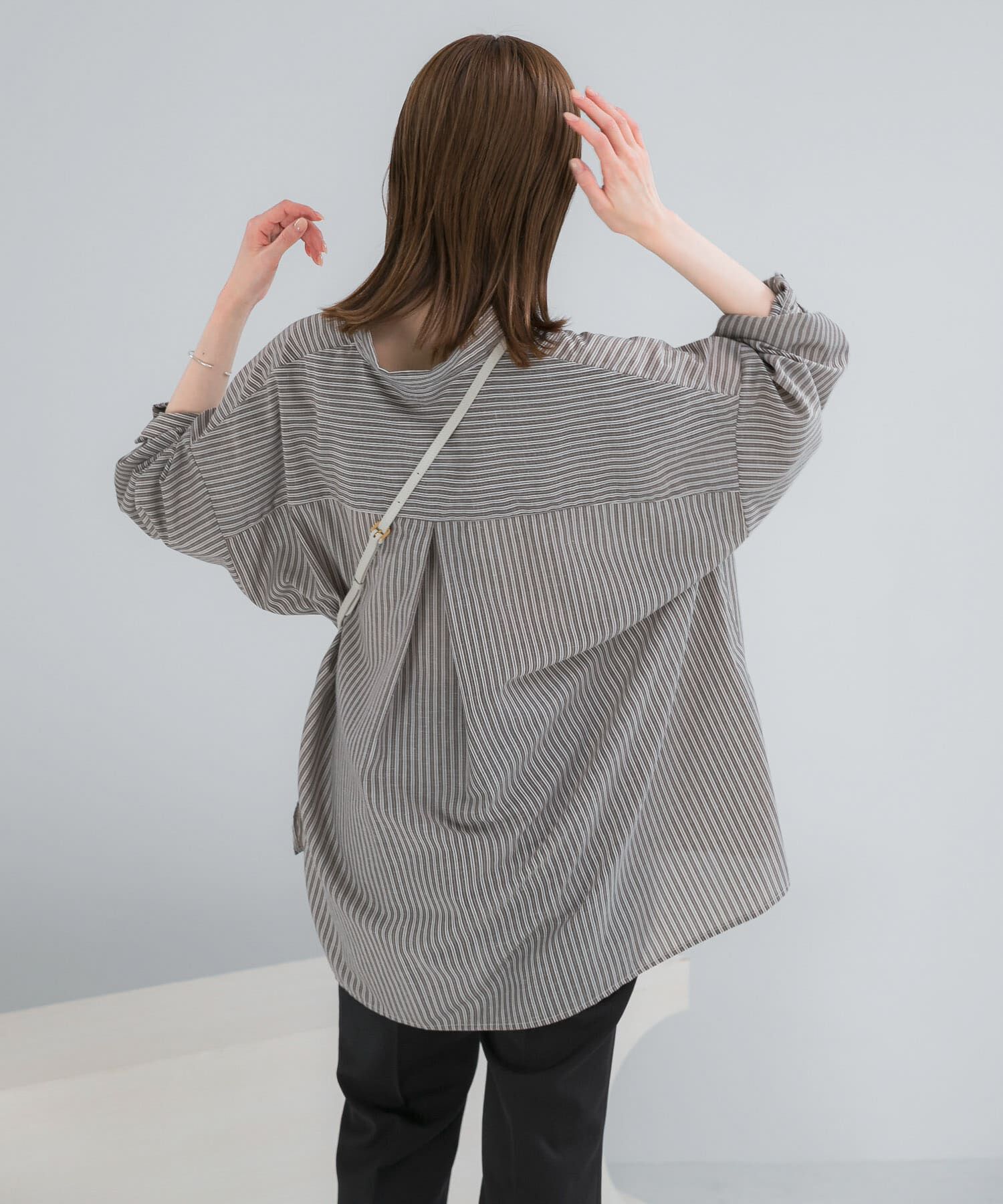 URBAN RESEARCH ROSSO「『WEB/一部店舗限定』『UR TECH Smart Linen Touch』ｲｰｼﾞｰﾘﾈﾝｵｰﾊﾞｰ  」|シャツ・ブラウス|