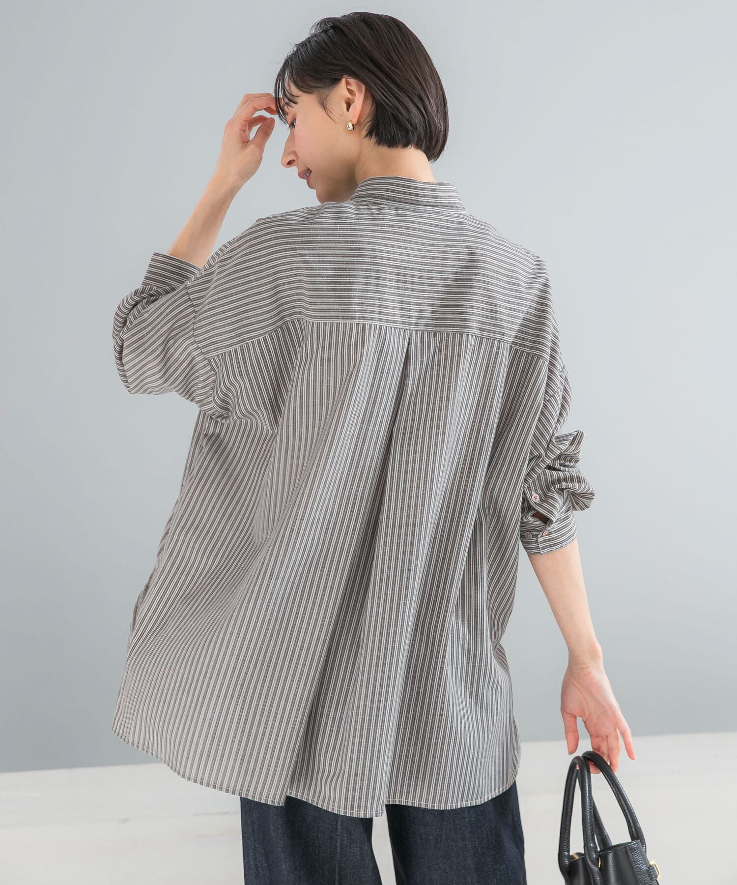 URBAN RESEARCH ROSSO「『WEB/一部店舗限定』『UR TECH Smart Linen Touch』ｲｰｼﾞｰﾘﾈﾝｵｰﾊﾞｰ  」|シャツ・ブラウス|