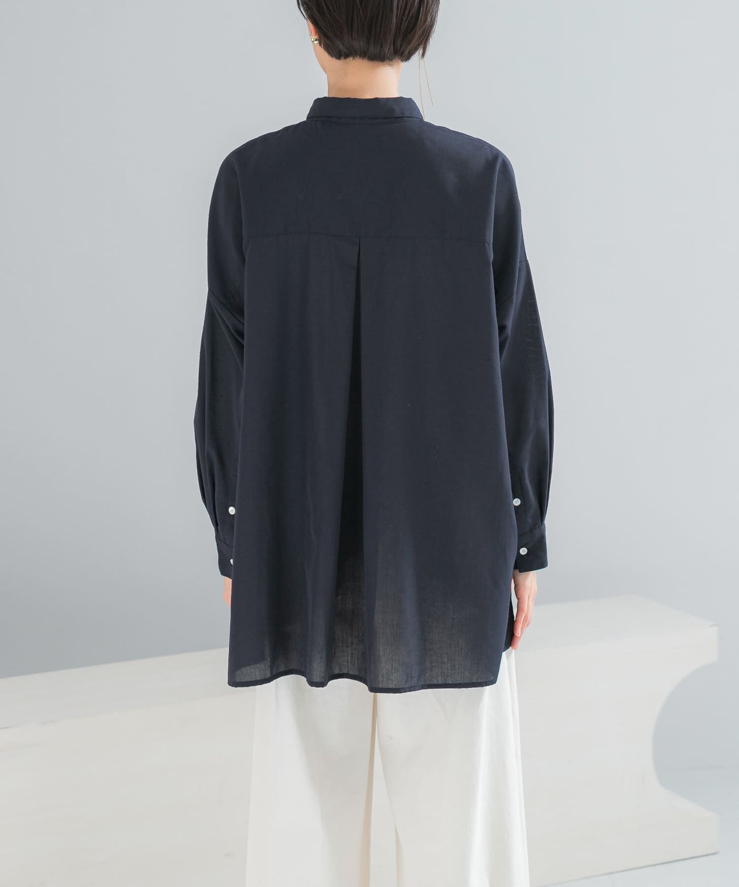 URBAN RESEARCH ROSSO「『WEB/一部店舗限定』『UR TECH Smart Linen Touch』ｲｰｼﾞｰﾘﾈﾝｵｰﾊﾞｰ  」|シャツ・ブラウス|