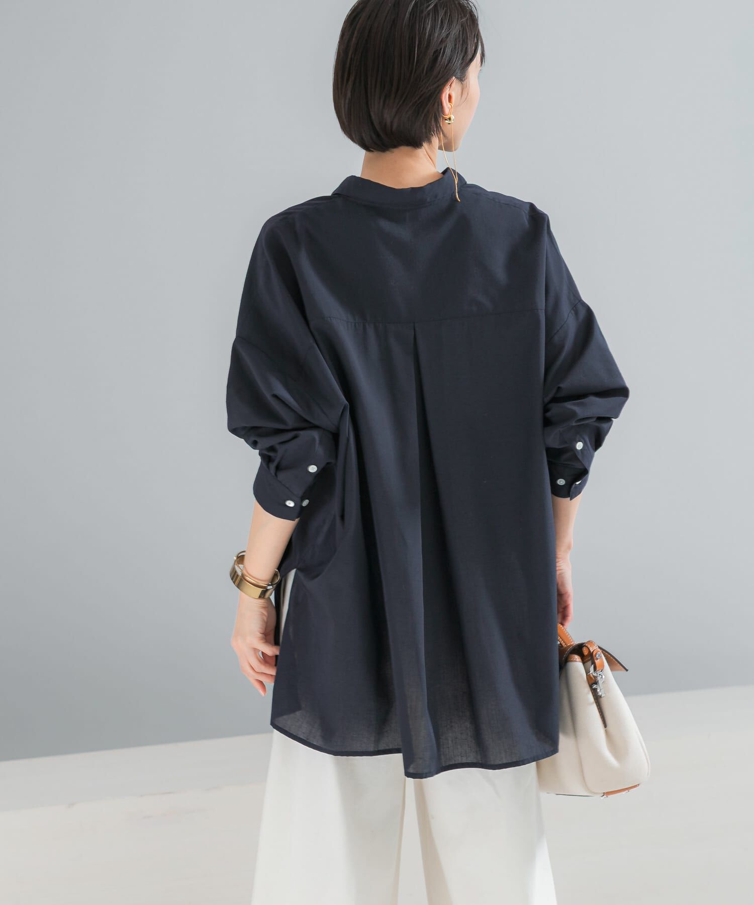 URBAN RESEARCH ROSSO「『WEB/一部店舗限定』『UR TECH Smart Linen Touch』ｲｰｼﾞｰﾘﾈﾝｵｰﾊﾞｰ  」|シャツ・ブラウス|