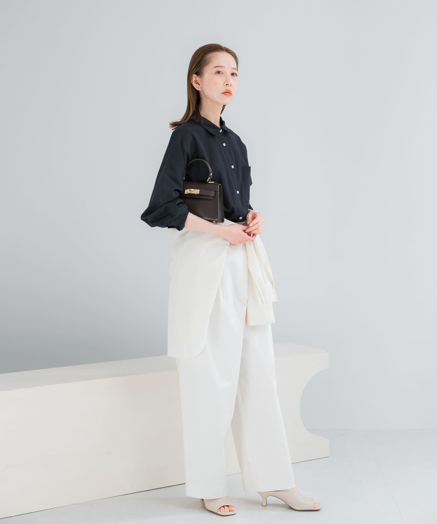 URBAN RESEARCH ROSSO「『WEB/一部店舗限定』『UR TECH Smart Linen Touch』ｲｰｼﾞｰﾘﾈﾝｵｰﾊﾞｰ  」|シャツ・ブラウス|