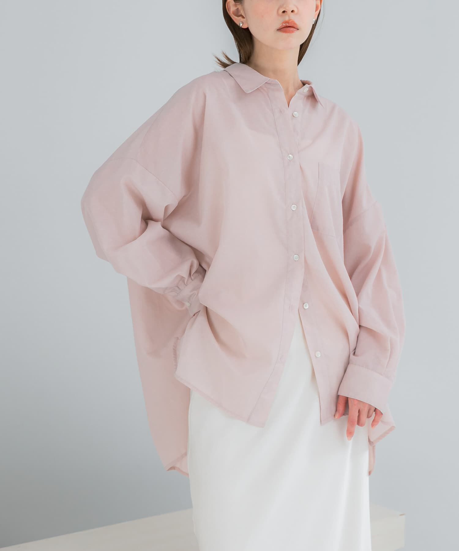 URBAN RESEARCH ROSSO「『WEB/一部店舗限定』『UR TECH Smart Linen Touch』ｲｰｼﾞｰﾘﾈﾝｵｰﾊﾞｰ  」|シャツ・ブラウス|