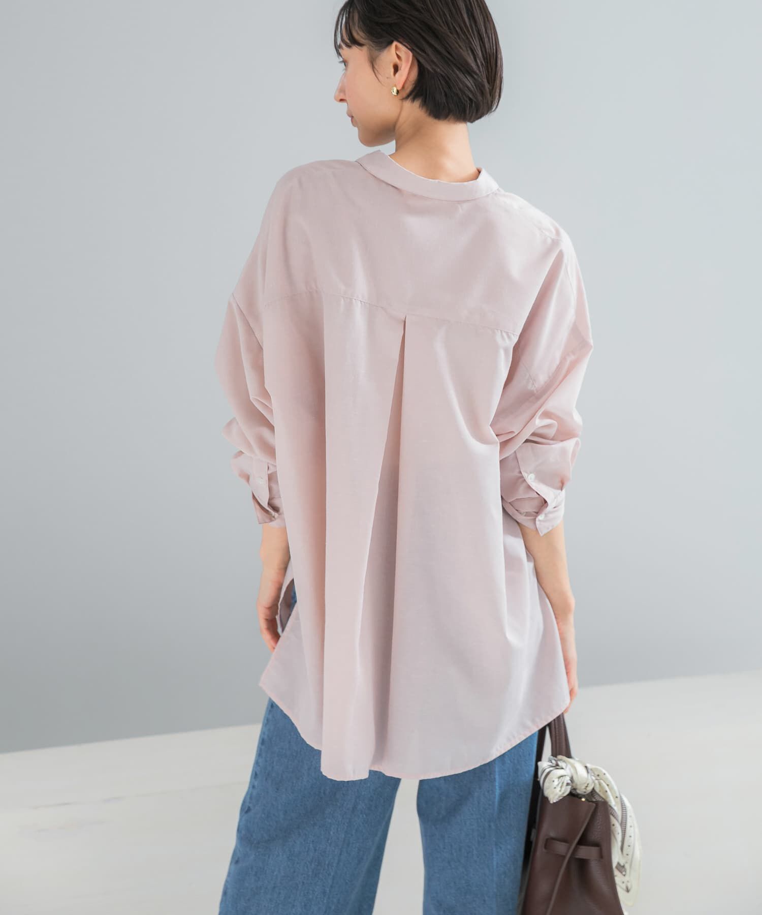 URBAN RESEARCH ROSSO「『WEB/一部店舗限定』『UR TECH Smart Linen Touch』ｲｰｼﾞｰﾘﾈﾝｵｰﾊﾞｰ  」|シャツ・ブラウス|