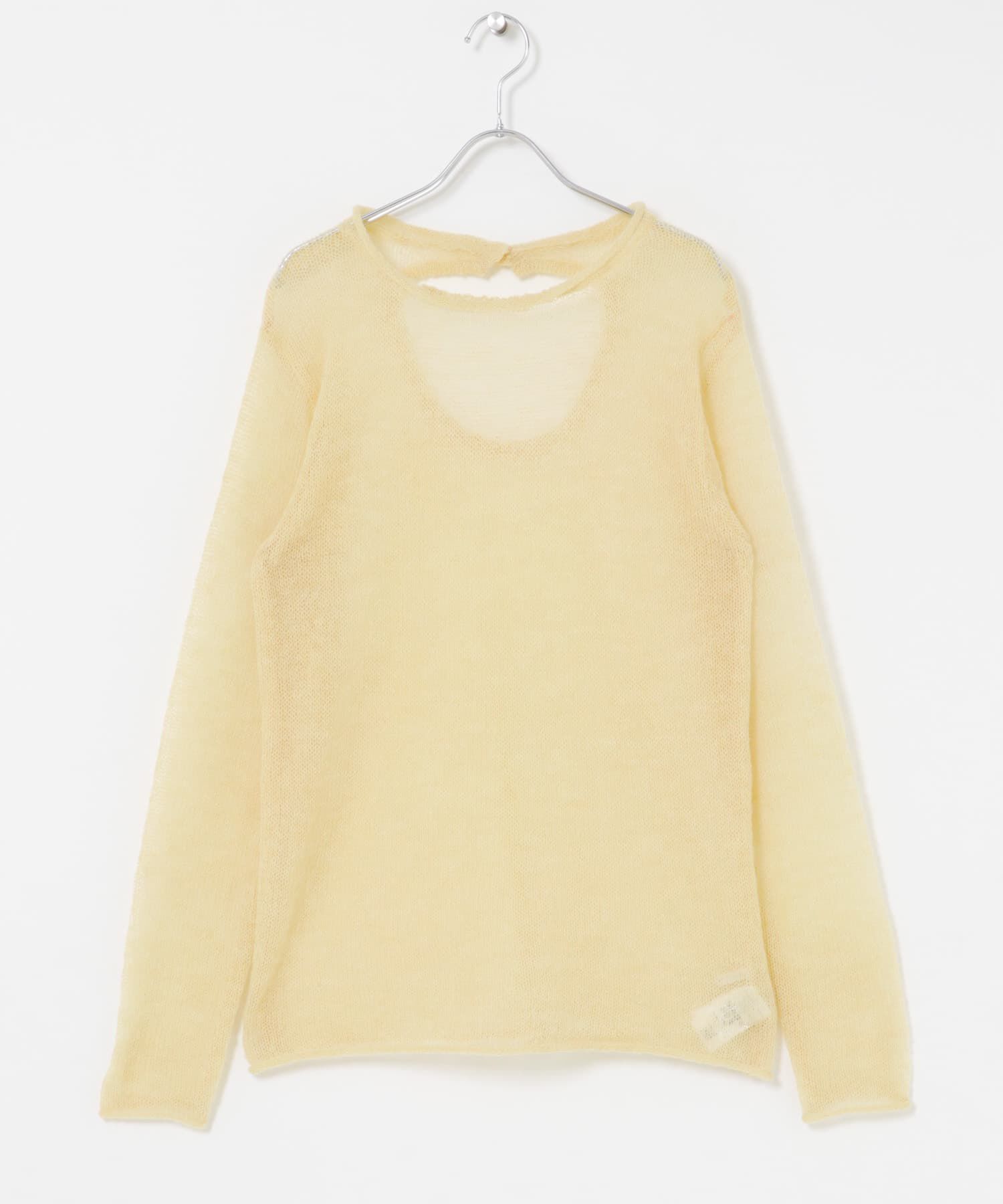  「バックオープンシアーニット」|ニット・セーター|