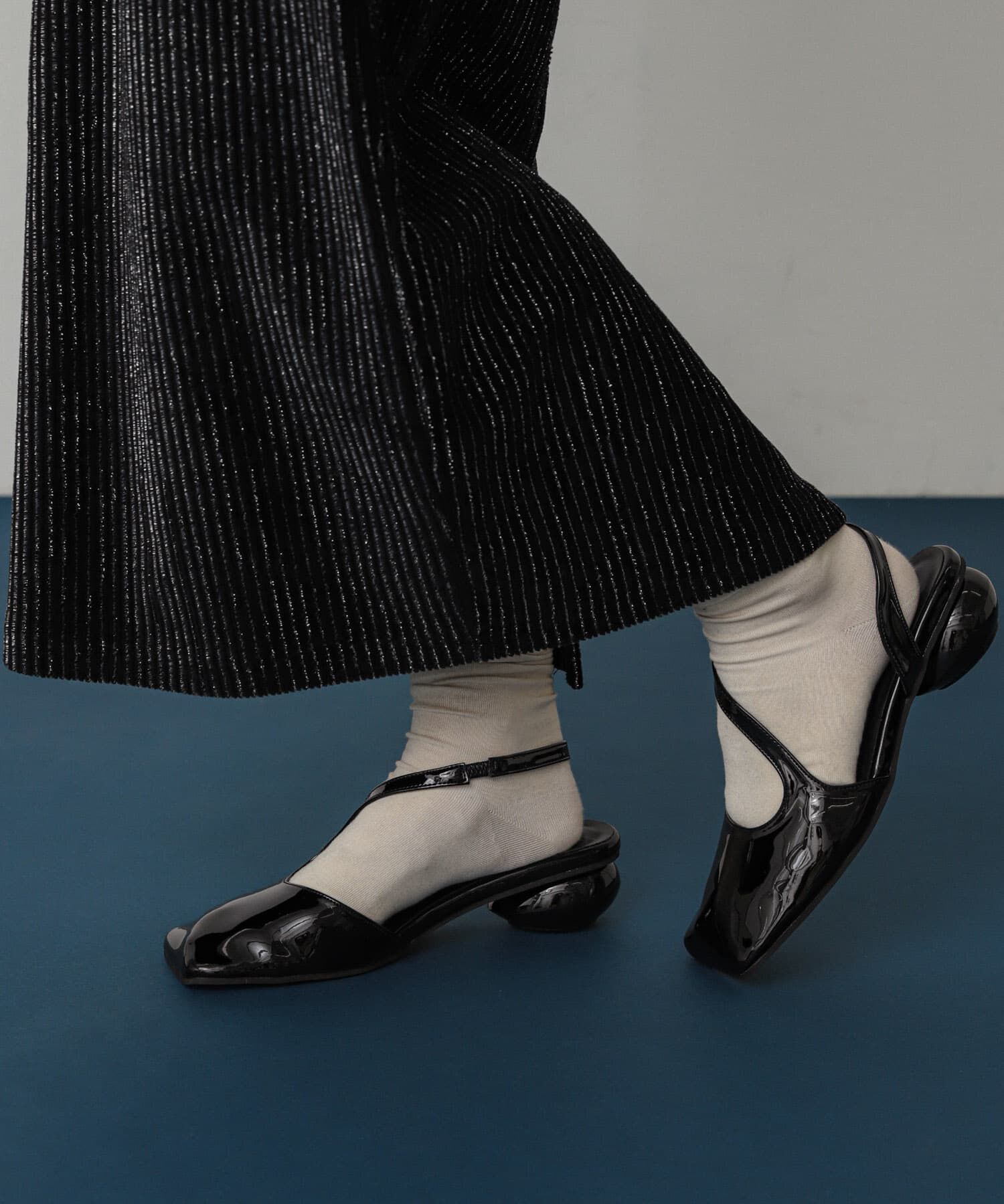 SENSE OF PLACE by URBAN RESEARCH「ワイドスクエアシューズ」|その他|ブラック