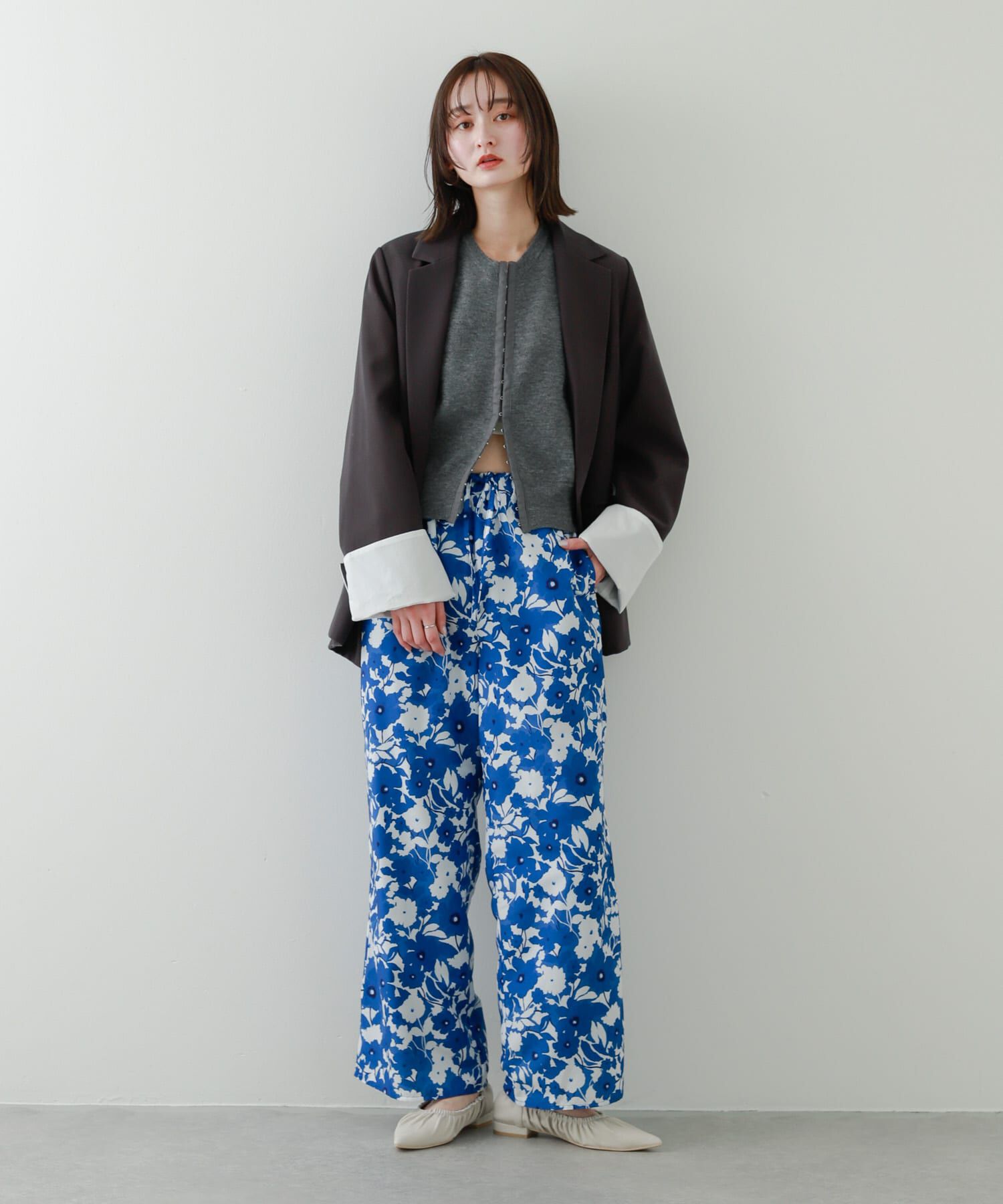 SENSE OF PLACE by URBAN RESEARCH「ギャザーフラットシューズ」|バレエシューズ|