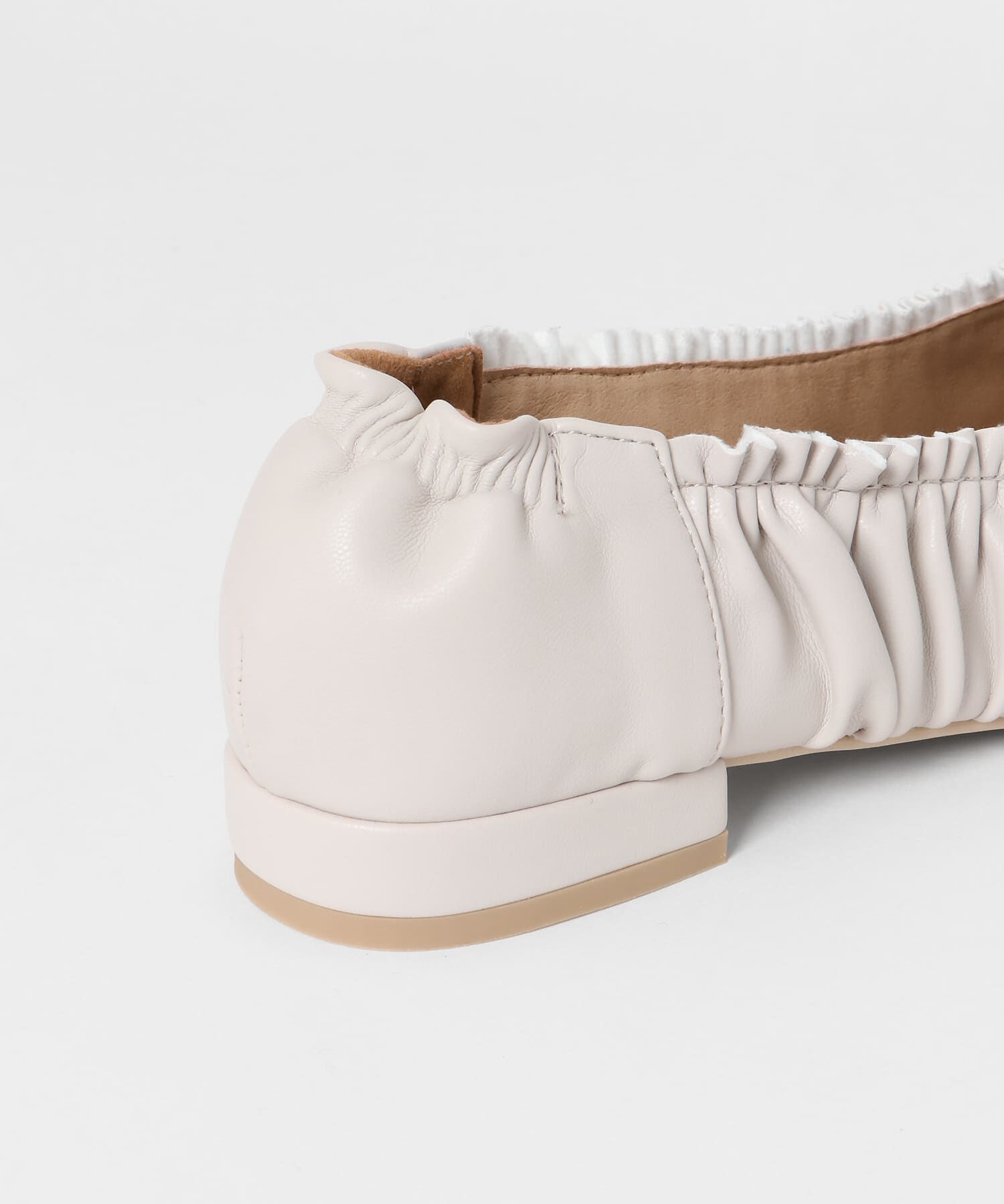 SENSE OF PLACE by URBAN RESEARCH「ギャザーフラットシューズ」|バレエシューズ|