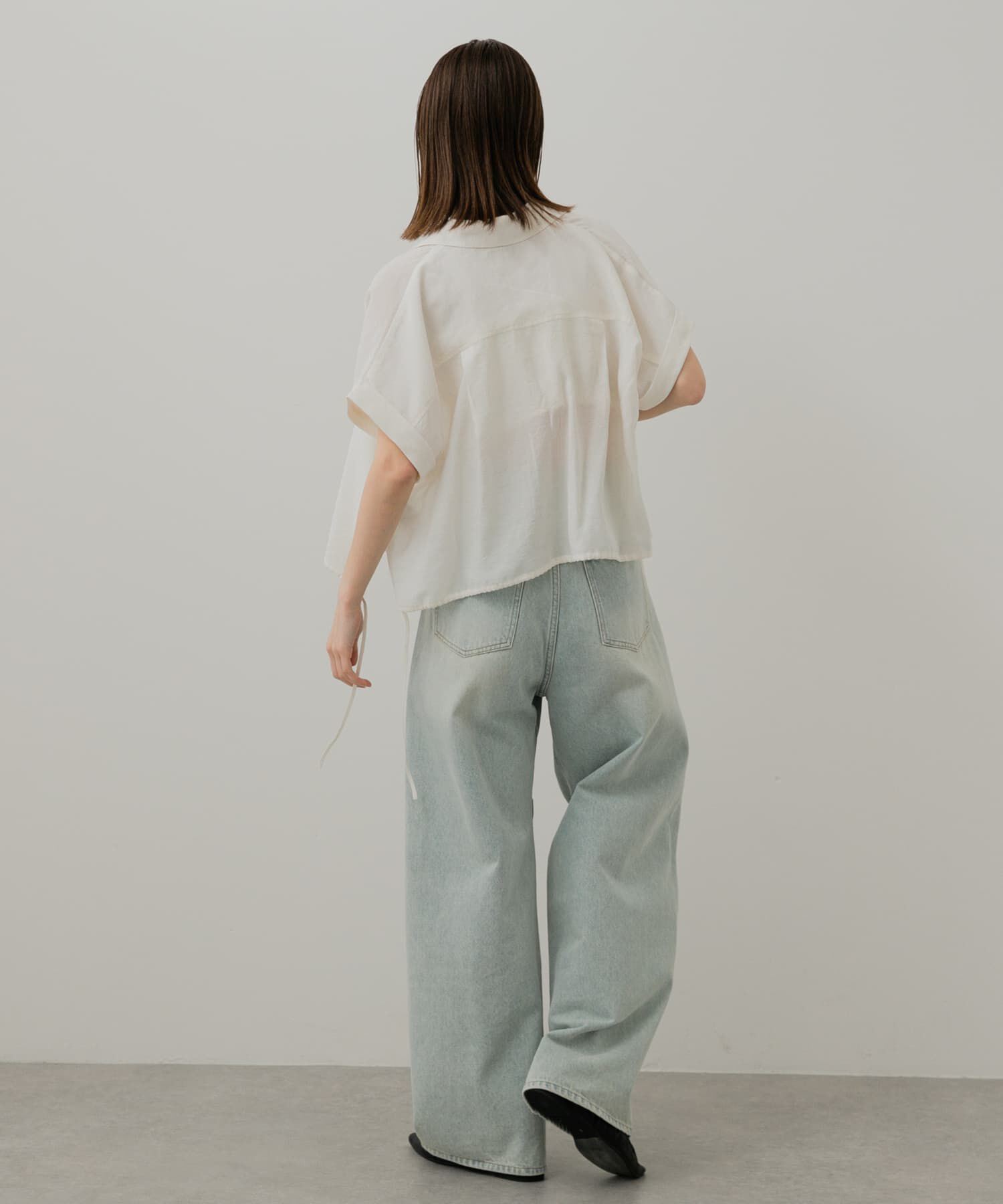 SENSE OF PLACE by URBAN RESEARCH「ギャザーフラットシューズ」|バレエシューズ|