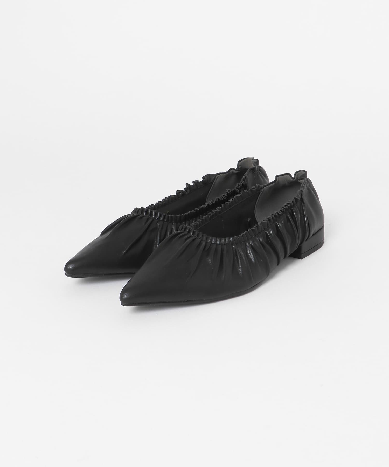 SENSE OF PLACE by URBAN RESEARCH「ギャザーフラットシューズ」|バレエシューズ|