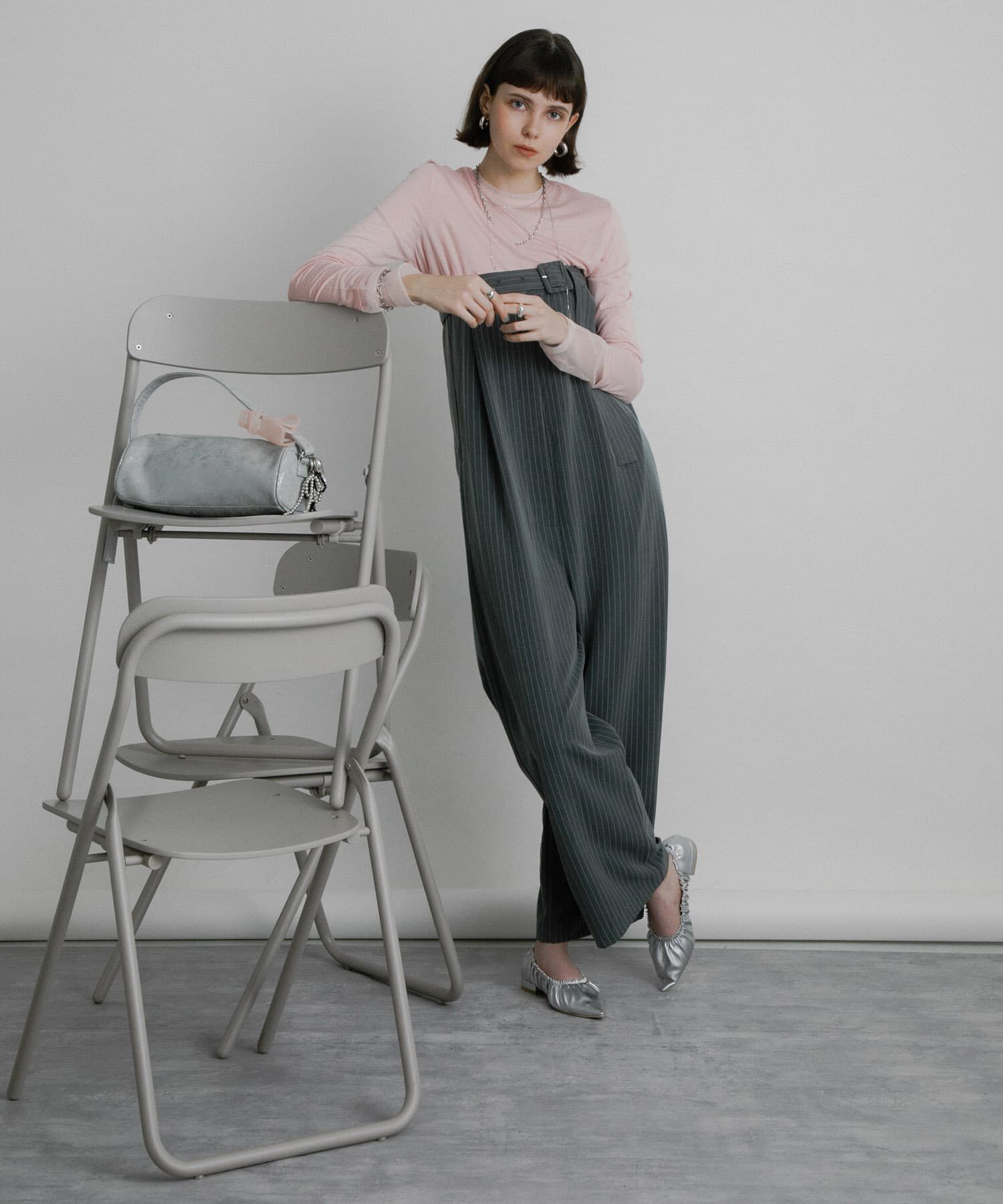 SENSE OF PLACE by URBAN RESEARCH「ギャザーフラットシューズ」|バレエシューズ|