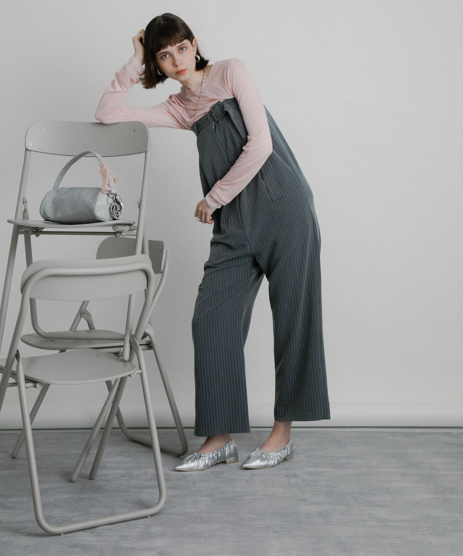 SENSE OF PLACE by URBAN RESEARCH「ギャザーフラットシューズ」|バレエシューズ|