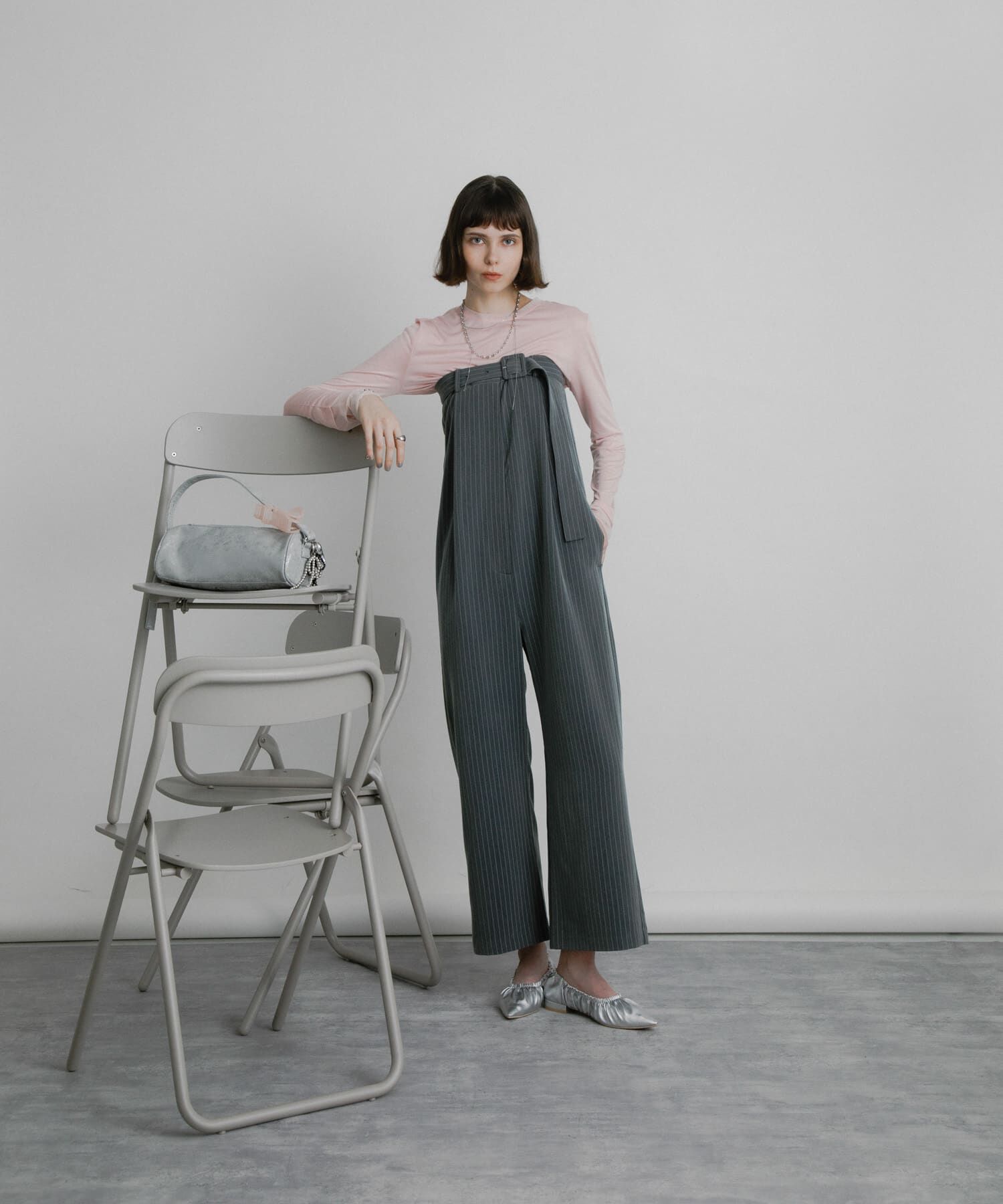 SENSE OF PLACE by URBAN RESEARCH「ギャザーフラットシューズ」|バレエシューズ|