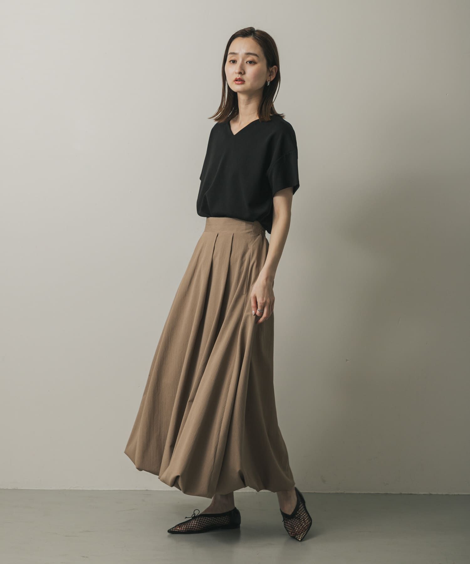 SENSE OF PLACE by URBAN RESEARCH「メッシュポインテッドシューズ」|バレエシューズ|