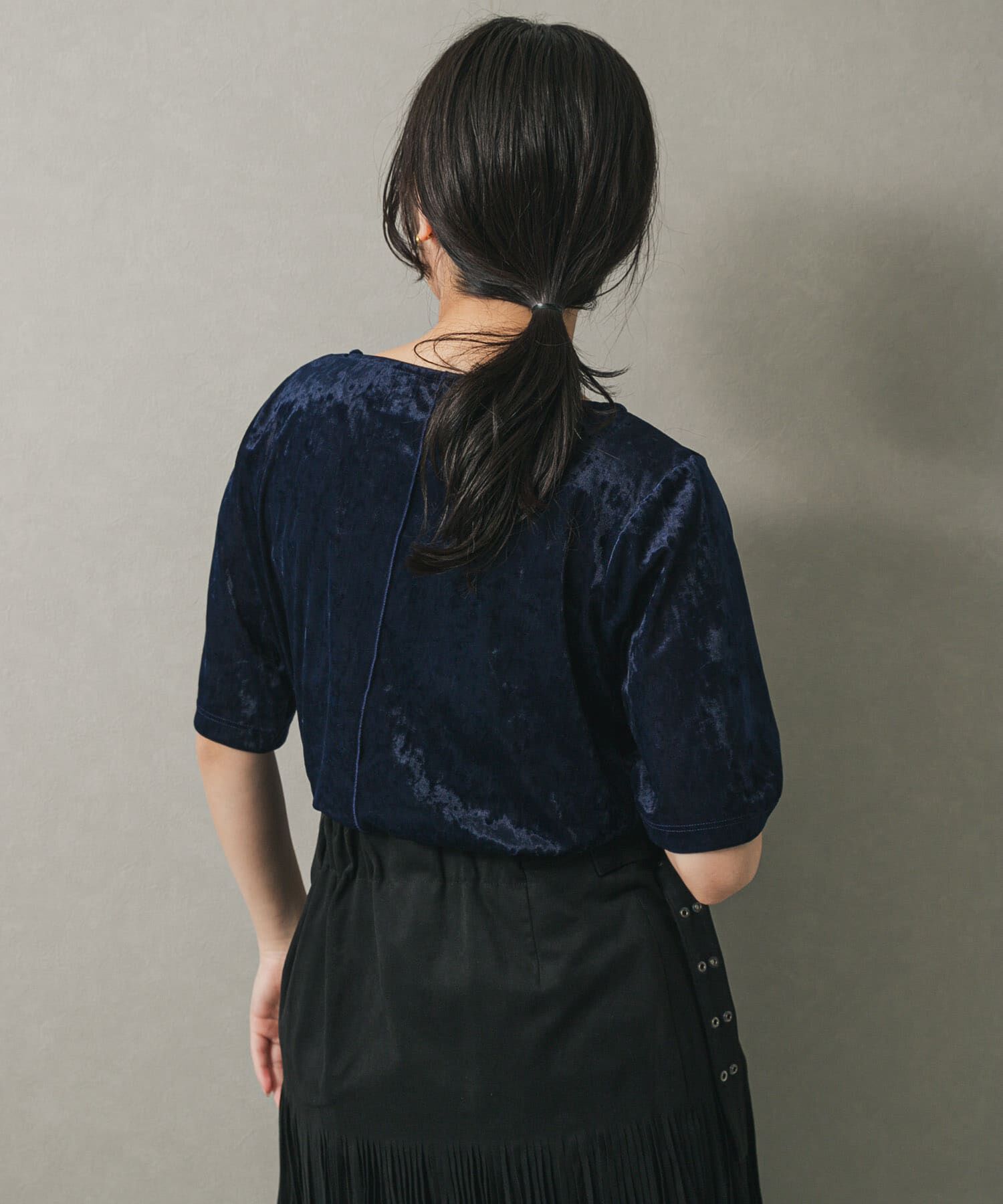 SENSE OF PLACE by URBAN RESEARCH「シアーベロアTシャツ(半袖)」|Tシャツ・カットソー|