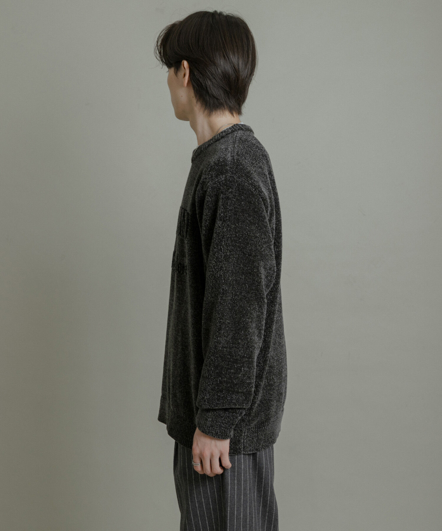 SENSE OF PLACE by URBAN RESEARCH「『洗濯可』モールロゴグラフィックニット」|ニット・セーター|