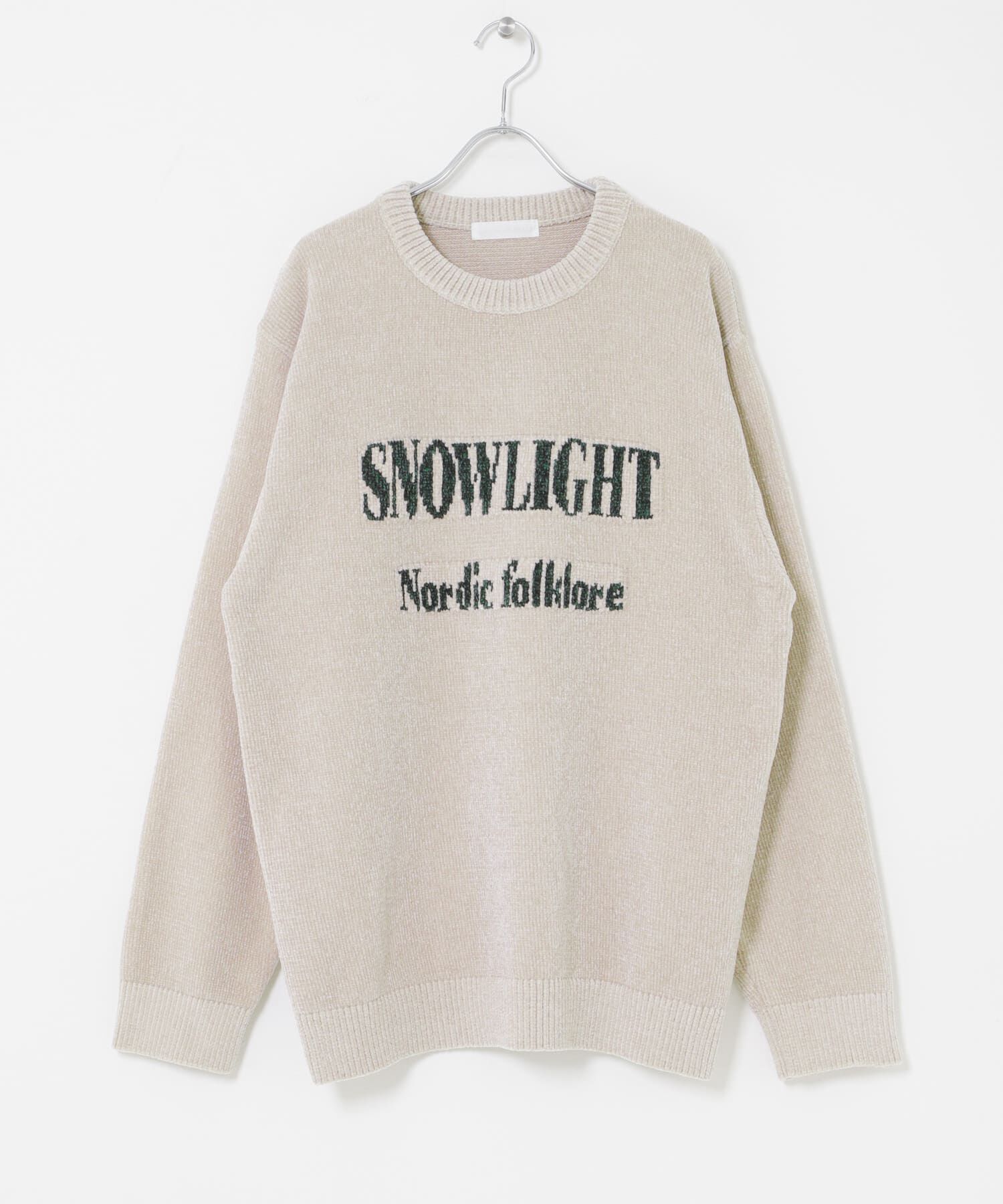 SENSE OF PLACE by URBAN RESEARCH「『洗濯可』モールロゴグラフィックニット」|ニット・セーター|