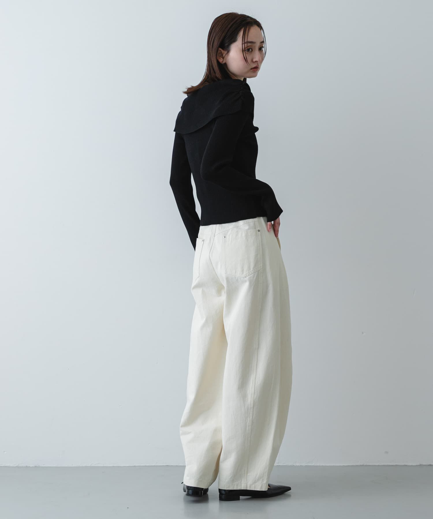 SENSE OF PLACE by URBAN RESEARCH「『洗濯可/防花粉』SKINProofオフショルセーター」|ニット・セーター|