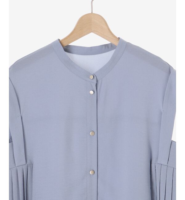  「ジョーゼットサイドプリーツブラウス」|シャツ・ブラウス|