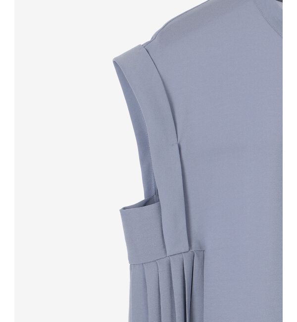  「ジョーゼットサイドプリーツブラウス」|シャツ・ブラウス|