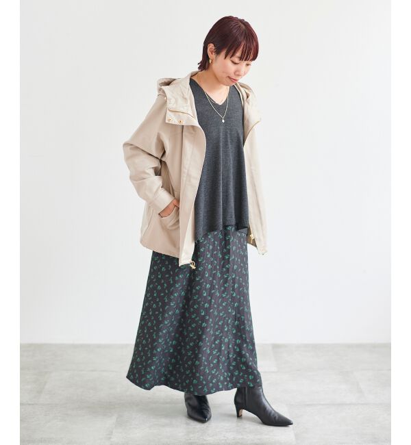 le.coeur blanc「フレアVネックプルオーバー」|ニット・セーター|